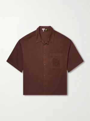 w2000_q60 Paula's Ibiza Logo-Embroidered Cotton Shirt